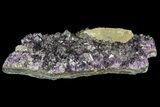 Purple Amethyst Cluster With Calcite - Uruguay #66723-3